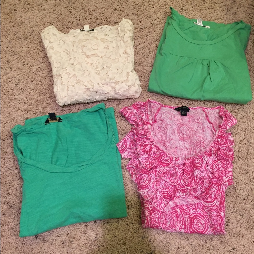 Set Of 3 Banana Republic Tops Size Small: